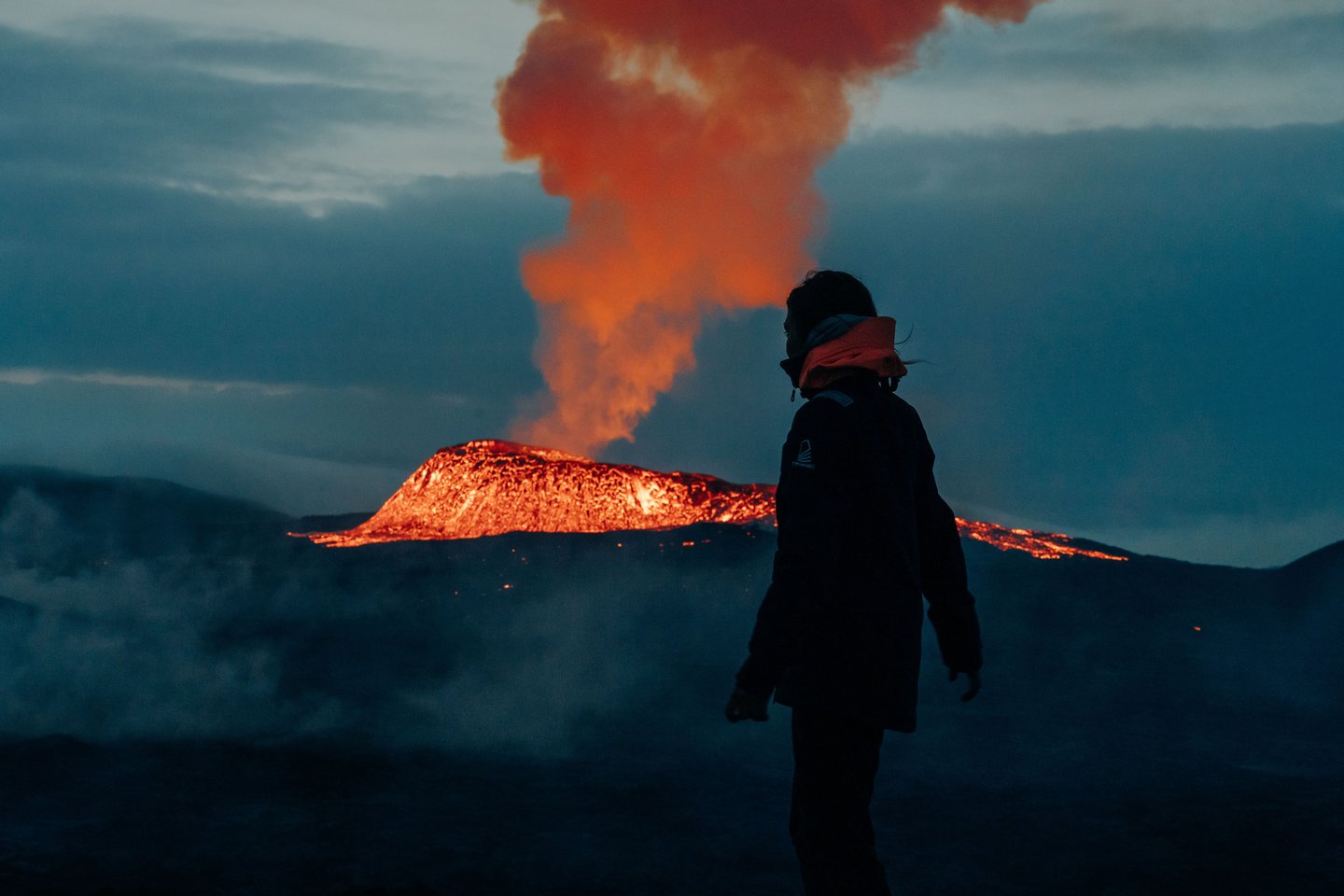 Abenteuer in Island: Vulkanwanderung & Blaue Lagune