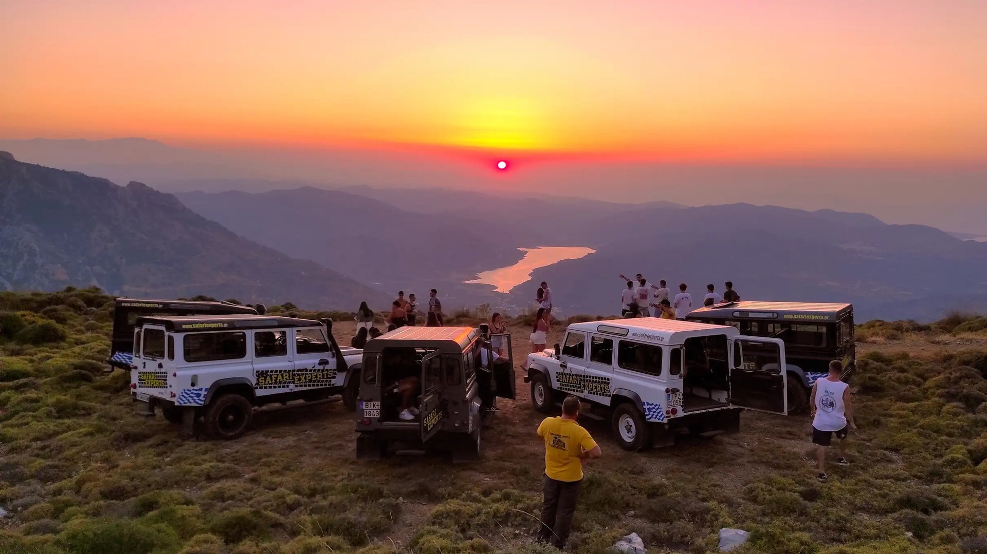 Safari bei Sonnenuntergang (Kreta)
