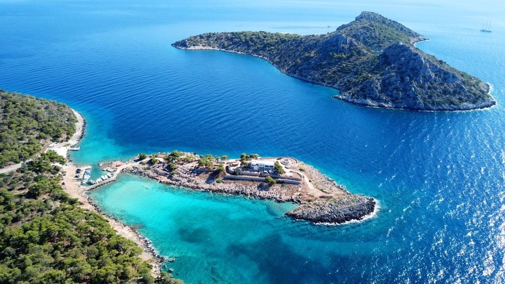 Tagesausflug zu den Inseln Aegina & Agistri mit Badestopp vor Metopi (inkl. Mittagessen)