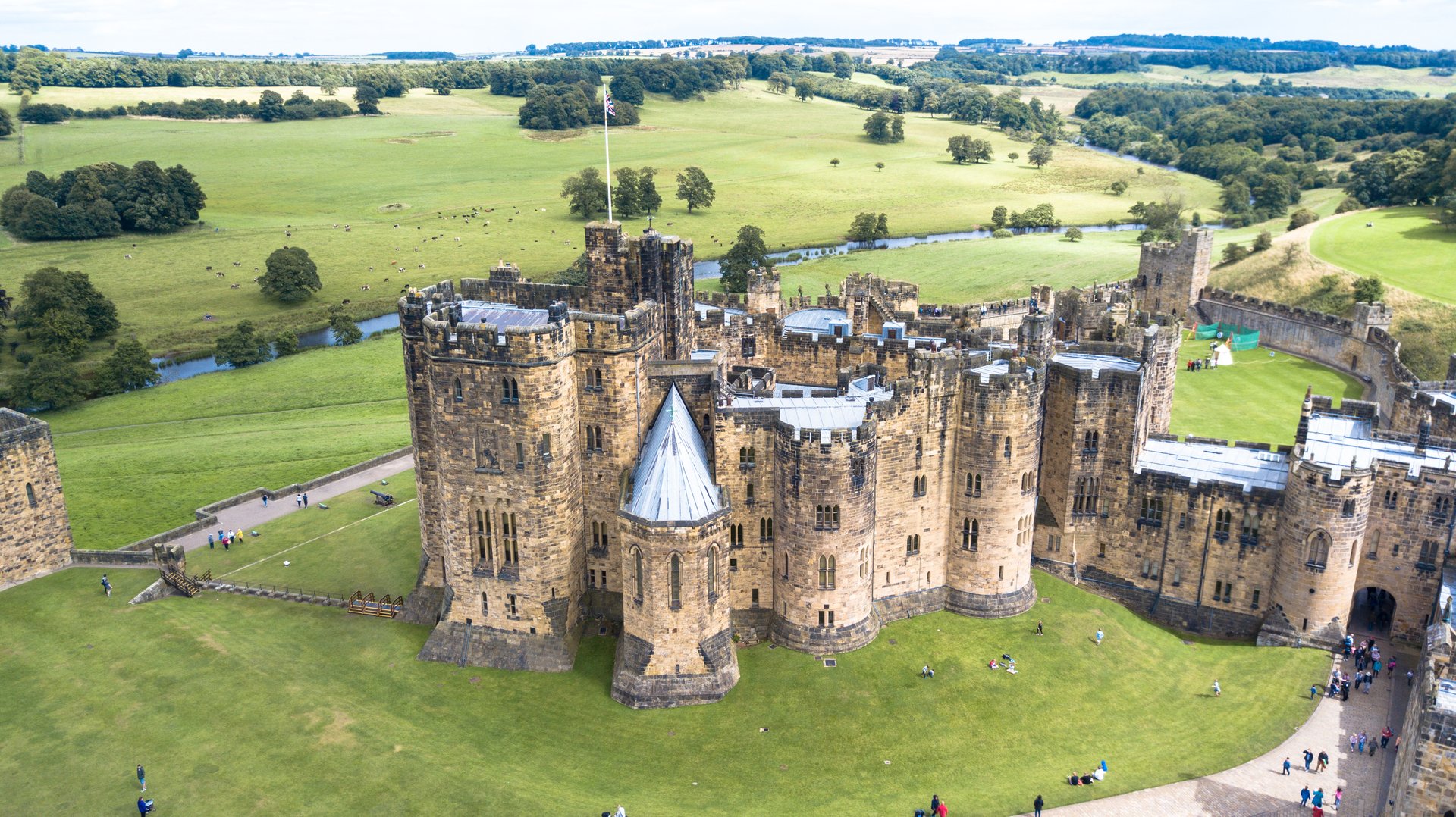Holy Island, Alnwick Castle & Königreich Northumberland