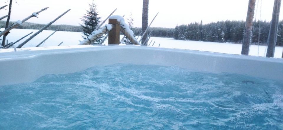 Private traditionelle finnische Holzsauna & heißer Pool Rovaniemi