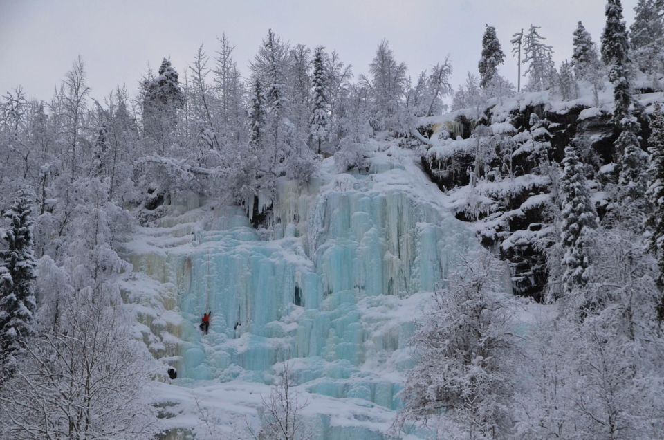 Korouoma-Schlucht und gefrorene Wasserfälle Tour Rovaniemi