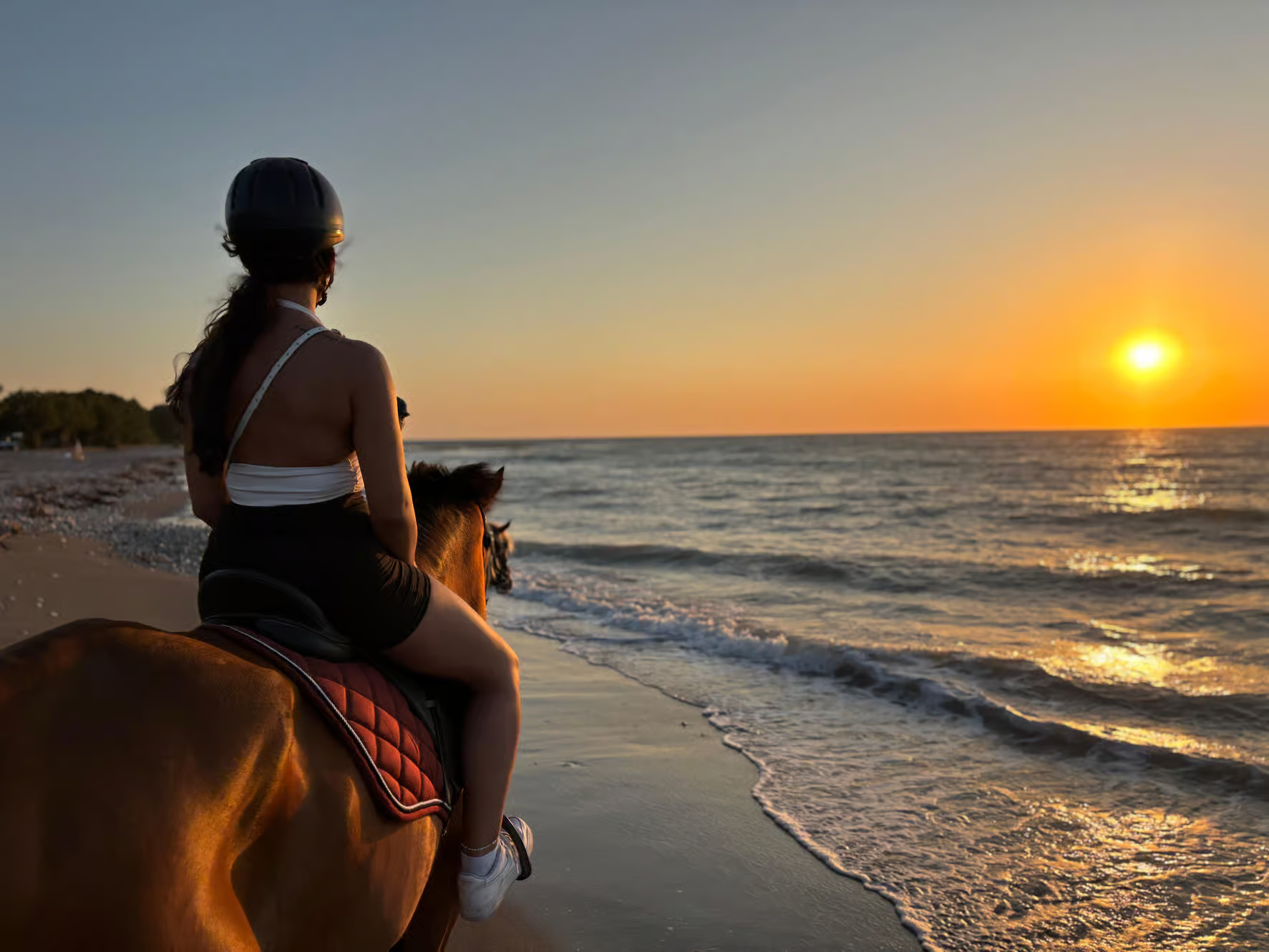 Reiten am Strand