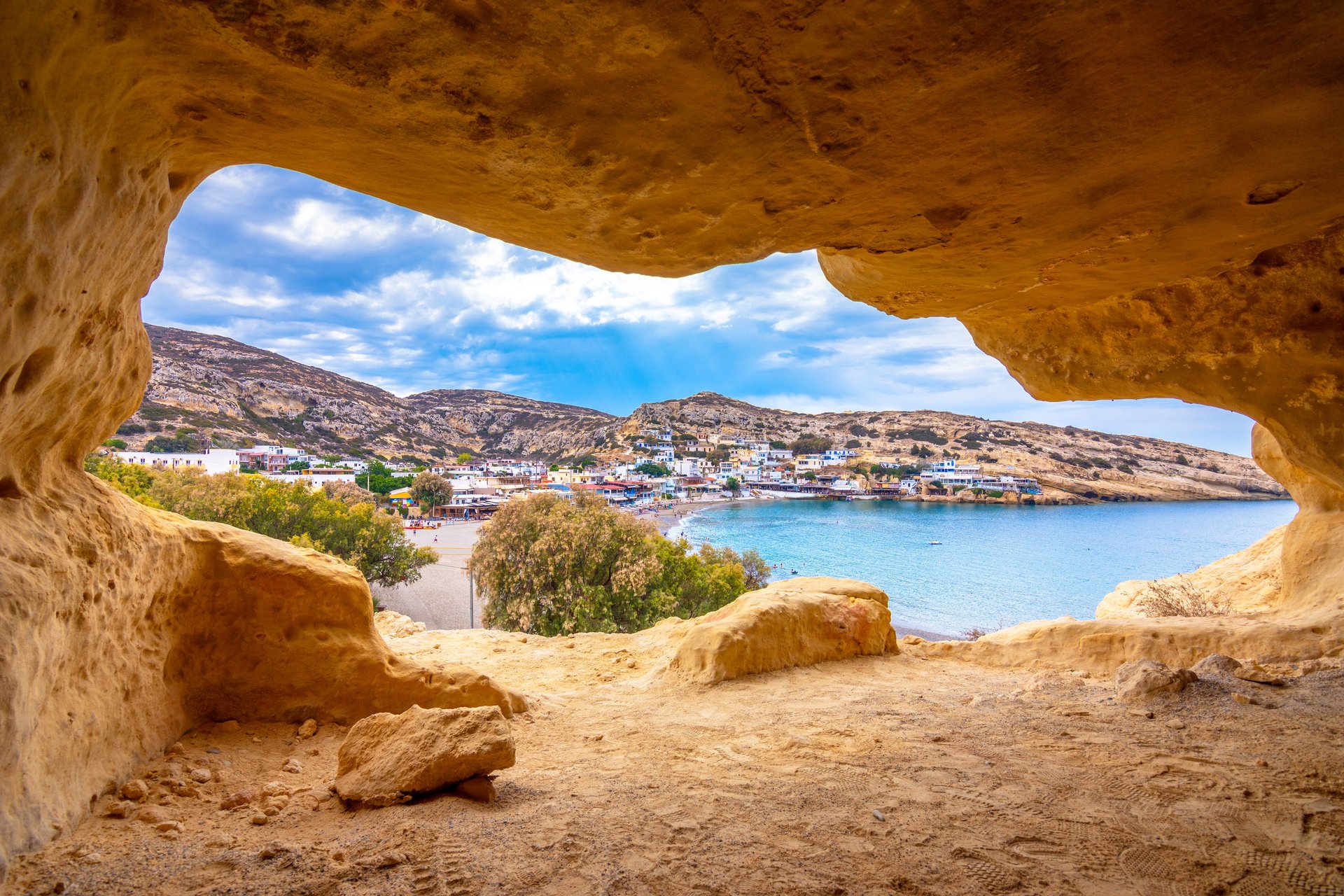 Entdeckungstour im südlichen Teil der Region Heraklion: Kloster Agia Odigitria & Matala (Heraklion)