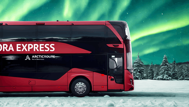 Mit dem Aurora Express von Tromsø nach Rovaniemi